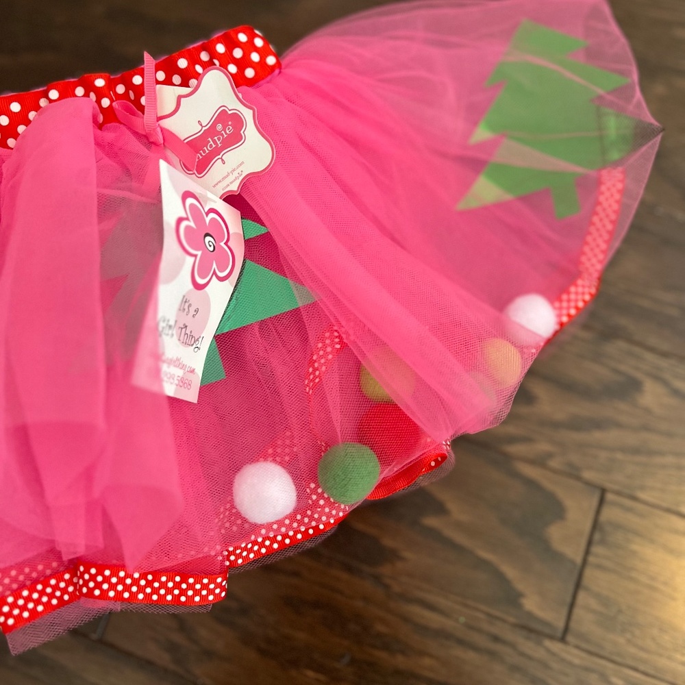 Infant Tulle Christmas Skirt - Picture 3 of 6